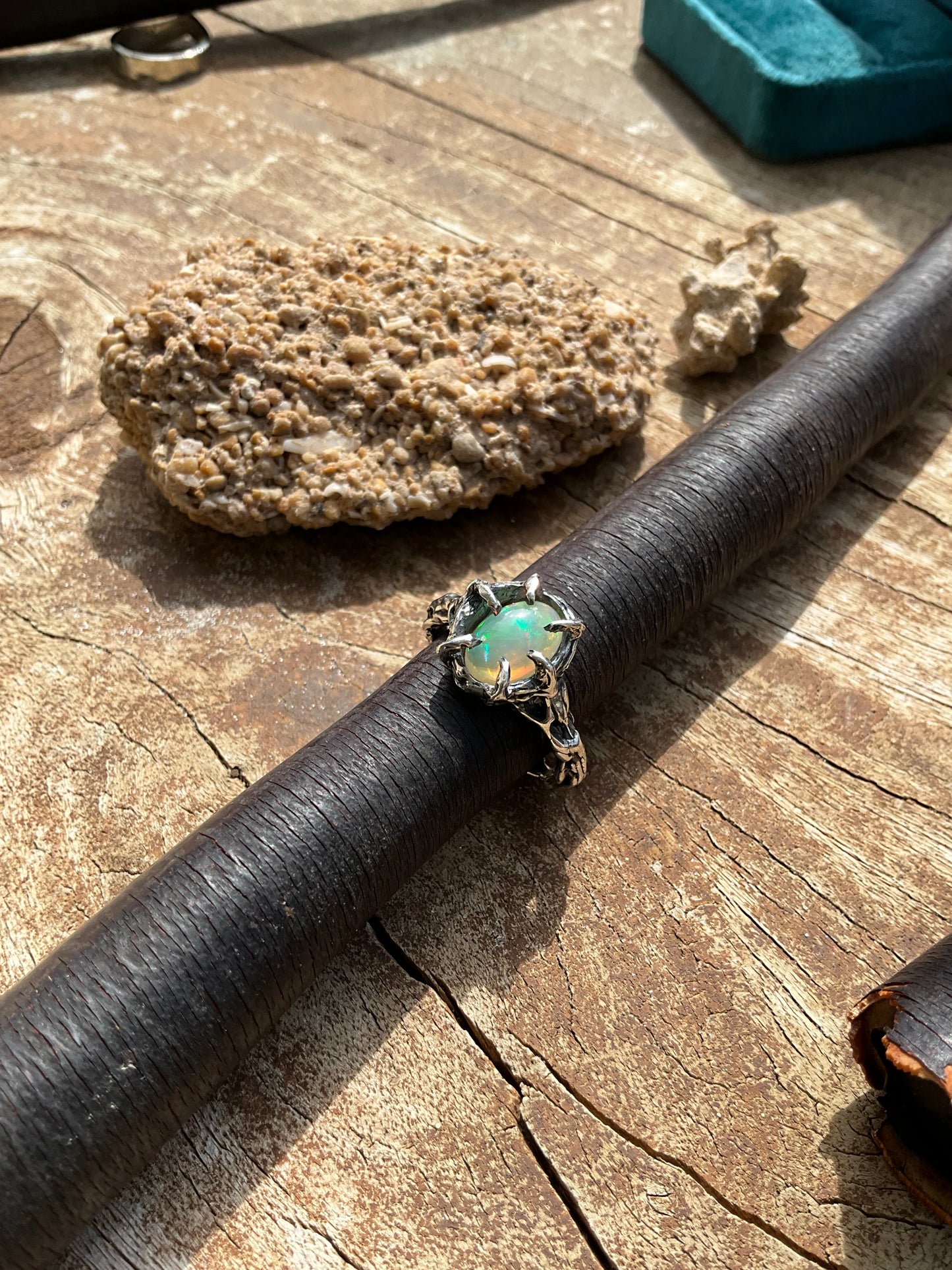 N.5 Ethiopian Opal Unique Ring - Pyāra Designs