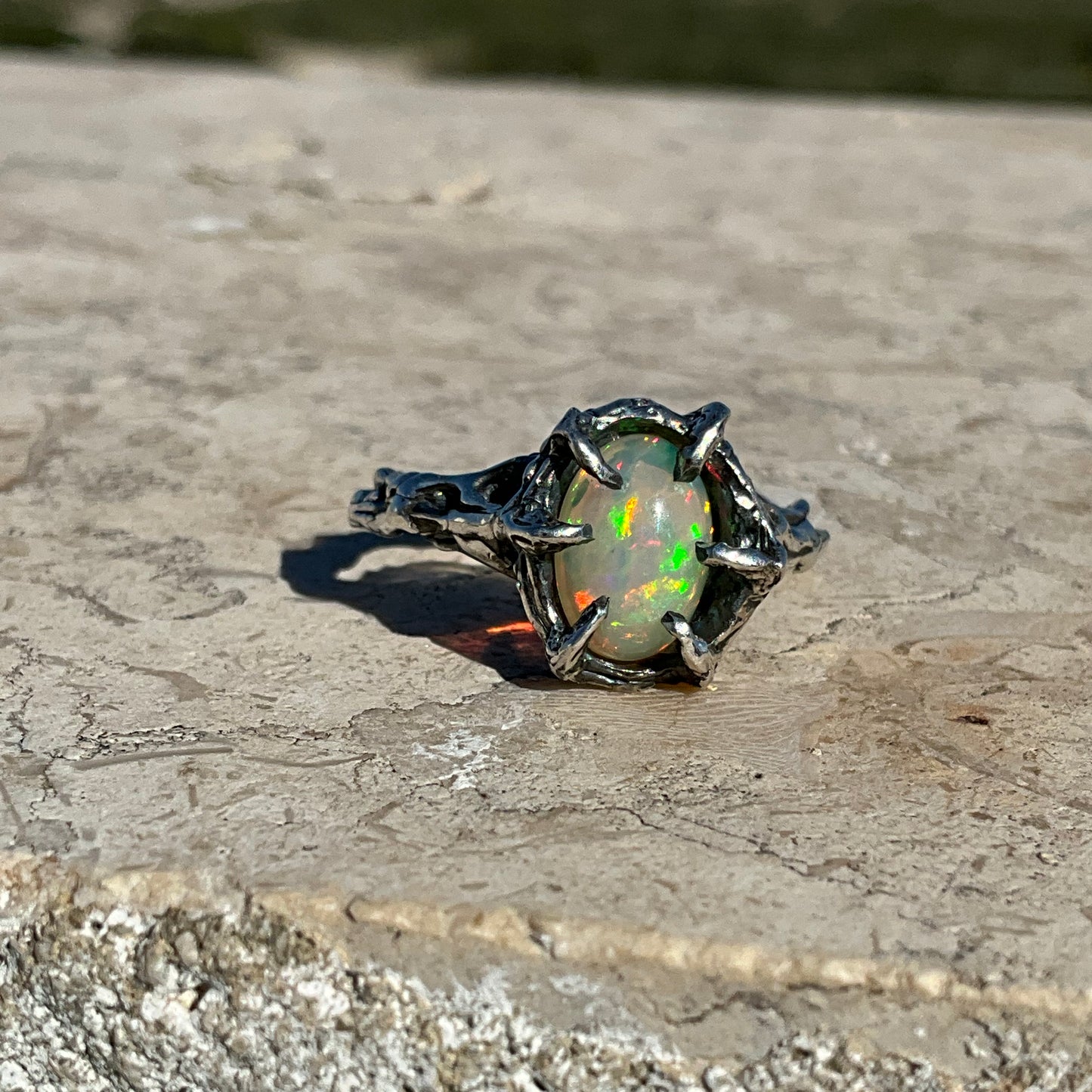 N.5 Ethiopian Opal Unique Ring - Pyāra Designs