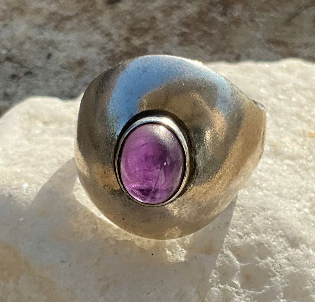 Amethysts Massive Ring - Pyāra Designs