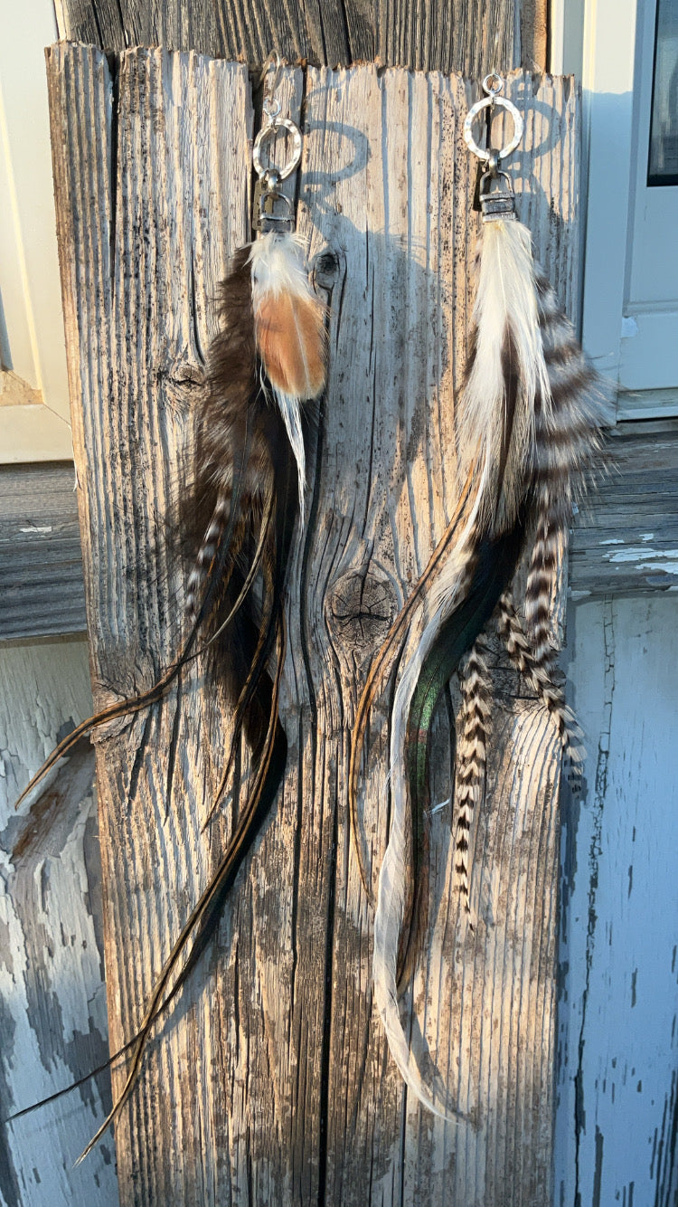 Long Feathers Earring - Pyāra Designs