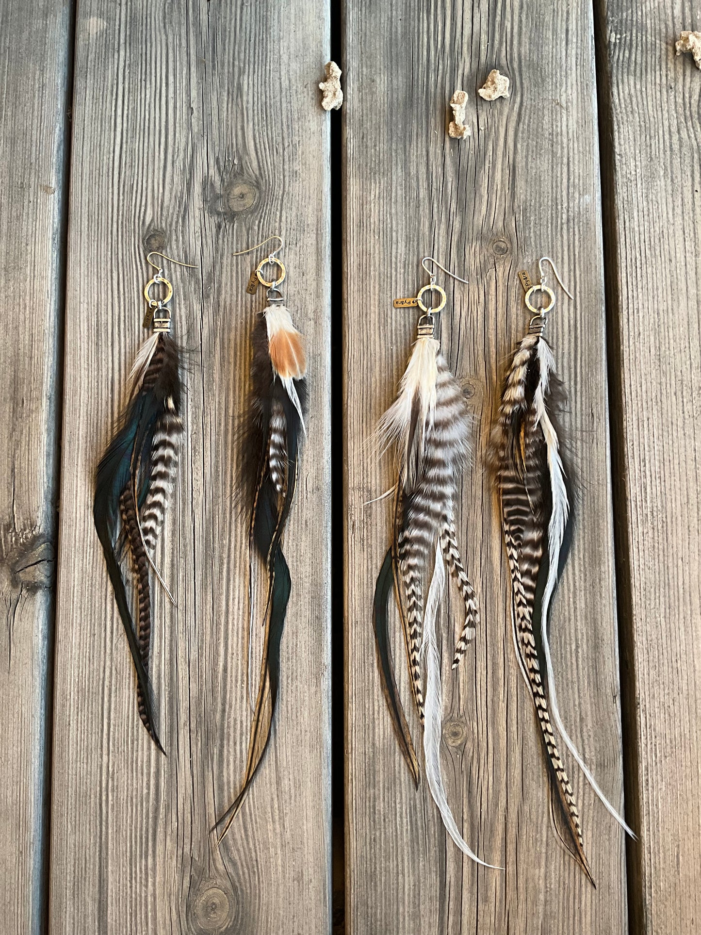 Long Feathers Earring - Pyāra Designs