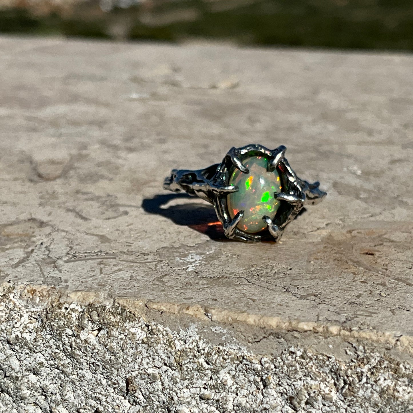 N.5 Ethiopian Opal Unique Ring - Pyāra Designs