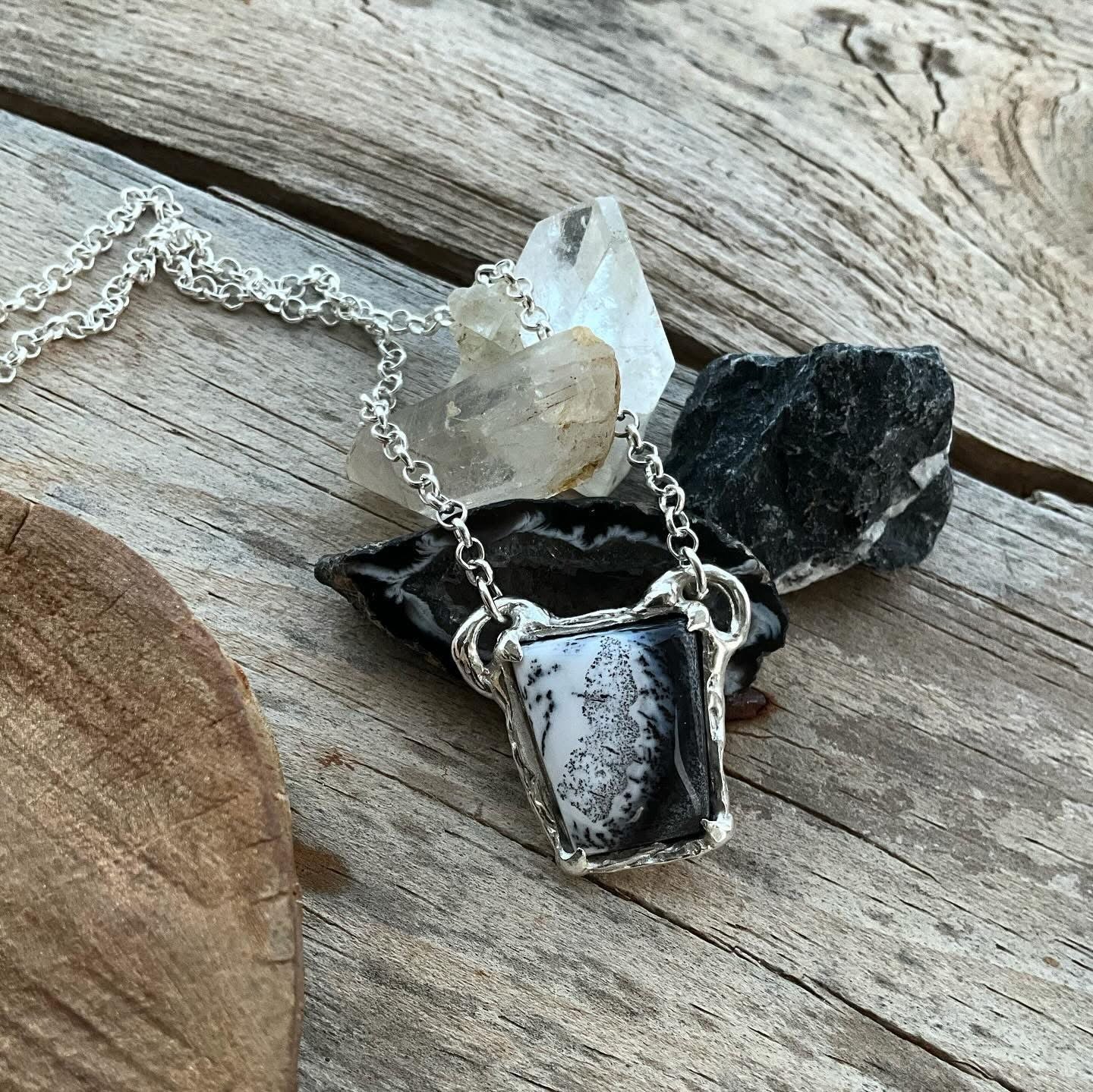 N.19 Agat Denderite “As You” Classy Nacklace - Pyāra Designs