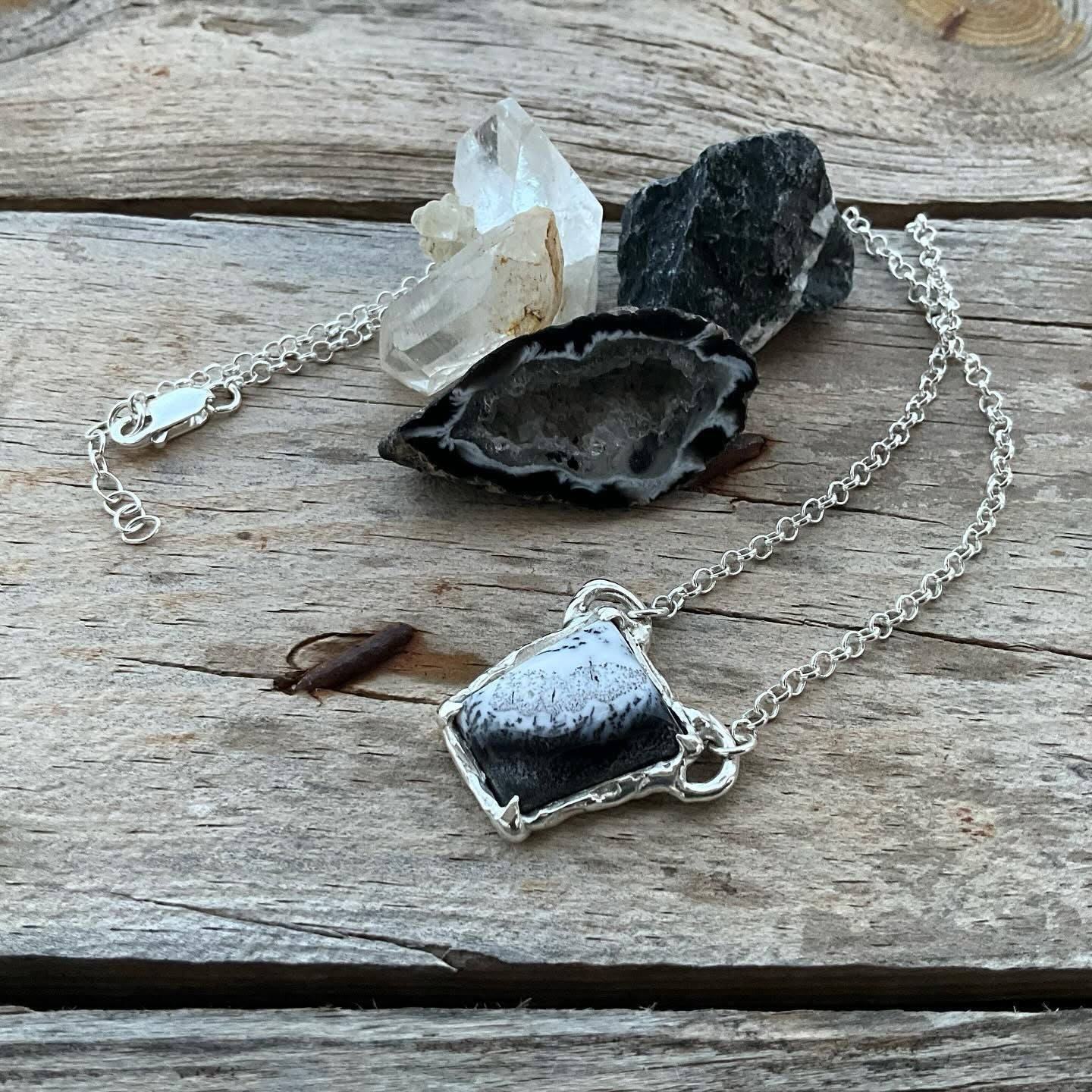 N.19 Agat Denderite “As You” Classy Nacklace - Pyāra Designs