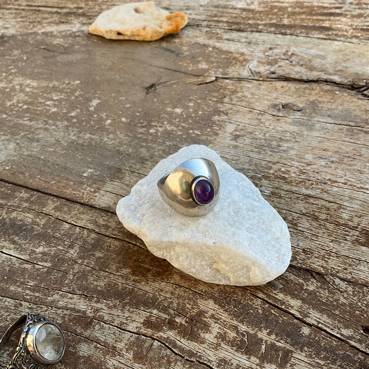 Amethysts Massive Ring - Pyāra Designs