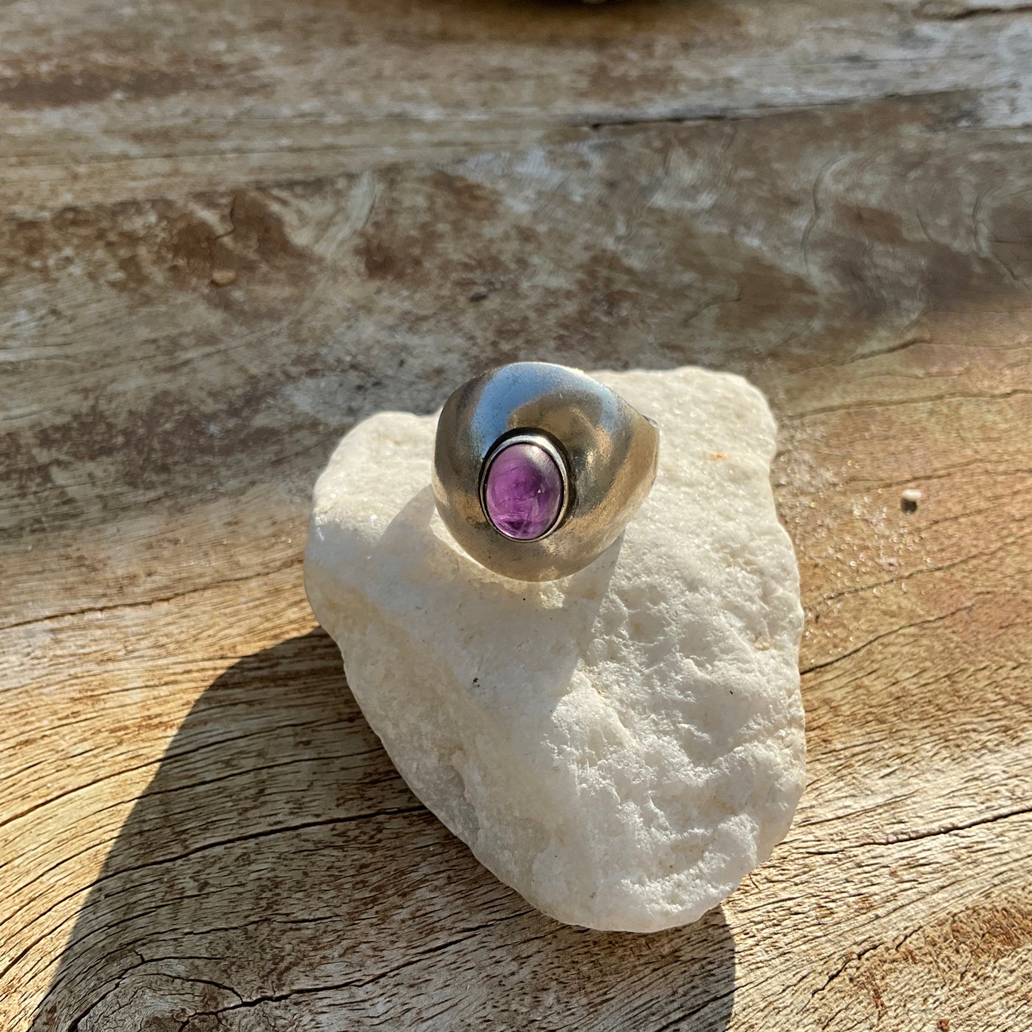Amethysts Massive Ring - Pyāra Designs