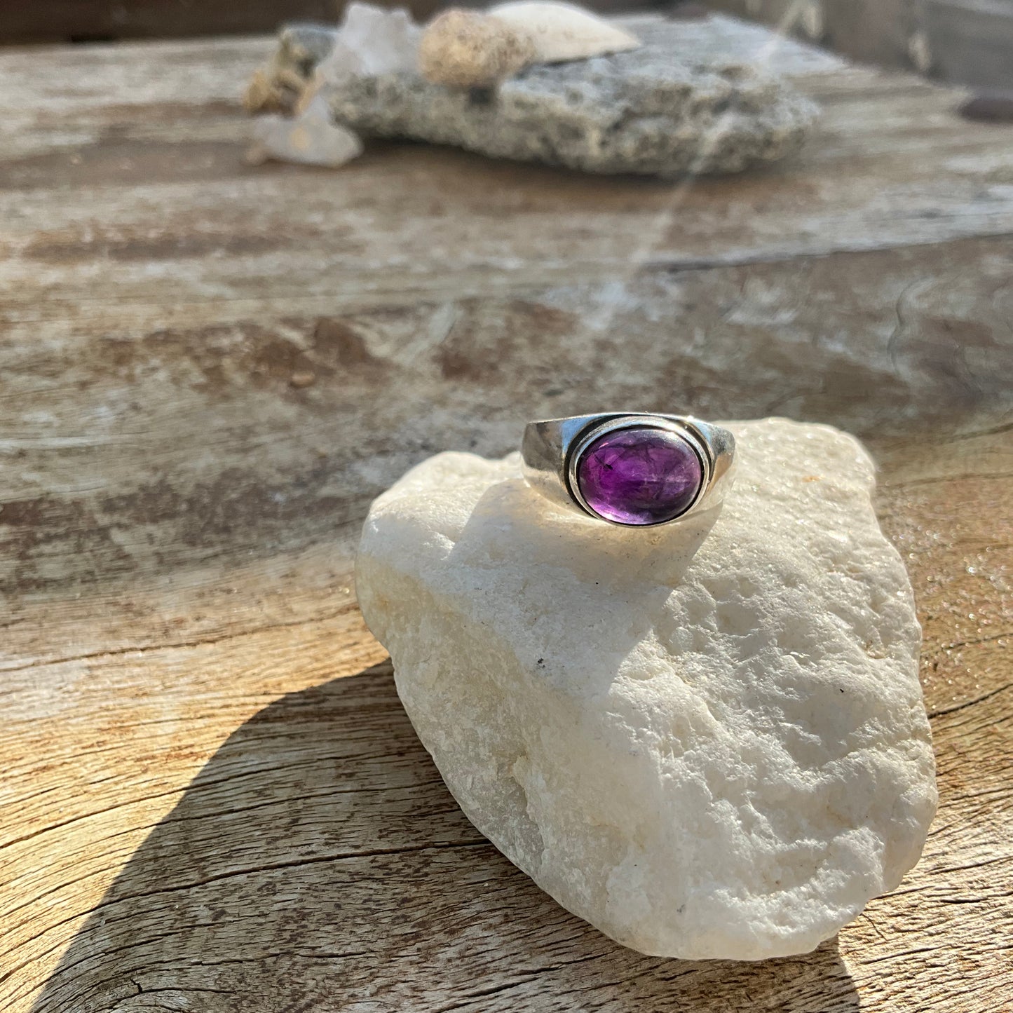Amethysts Ring 1 - Pyāra Designs