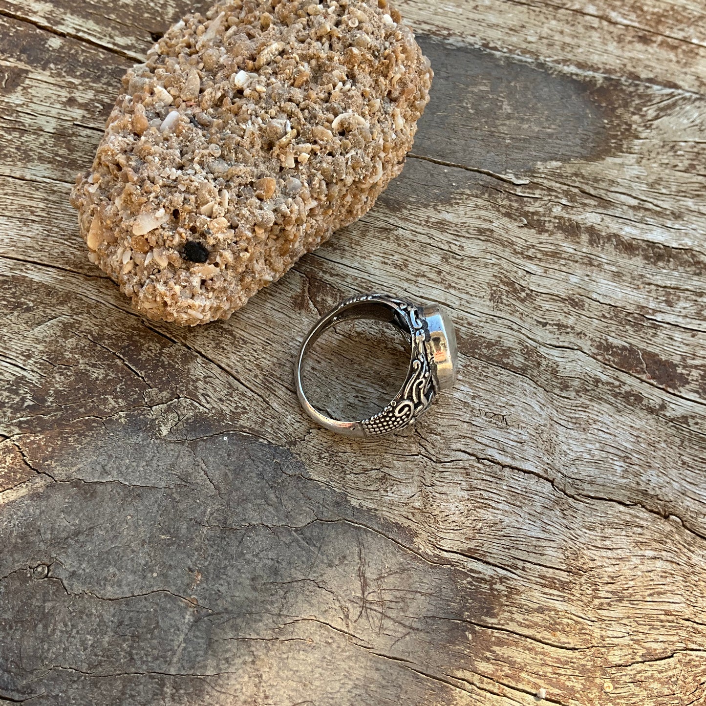 Golden Rutilated Guartz Ring - Pyāra Designs