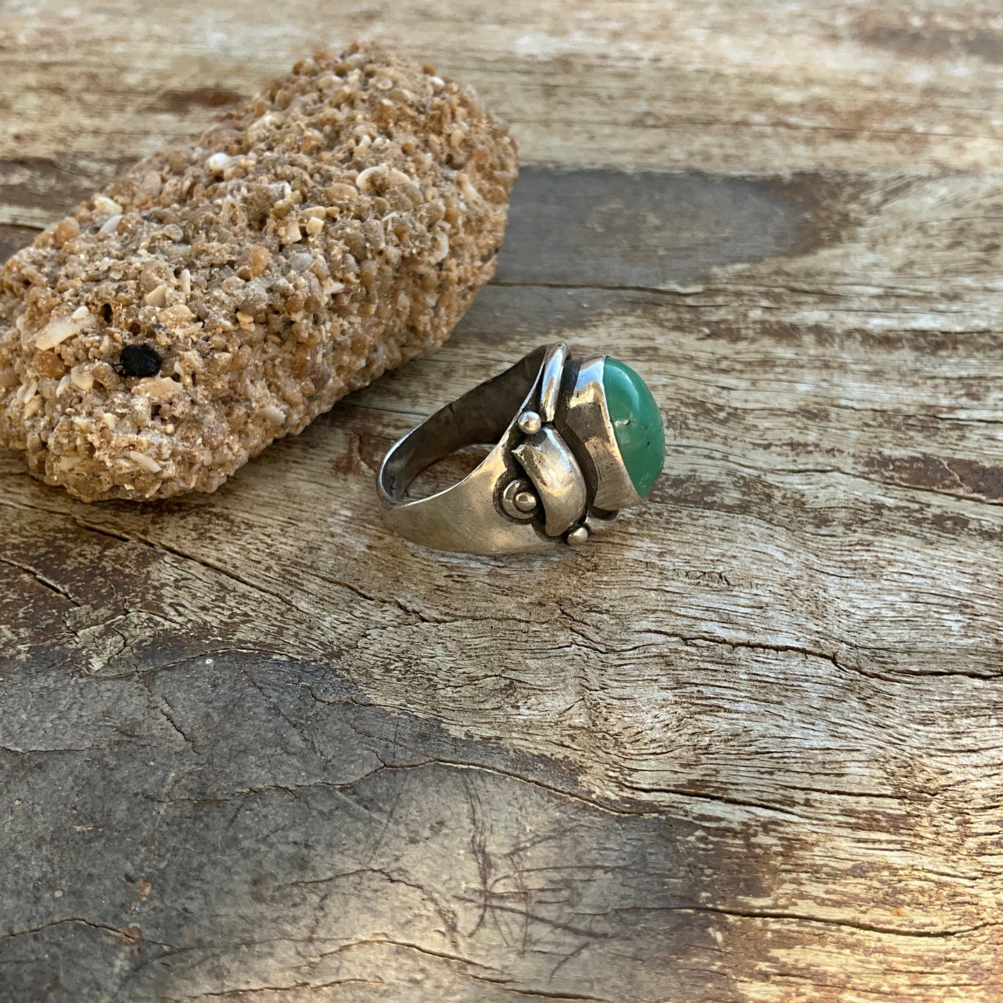 Tibetan Turquoise Ring - Pyāra Designs