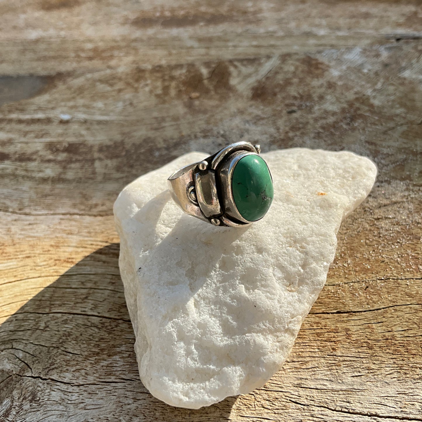 Tibetan Turquoise Ring - Pyāra Designs