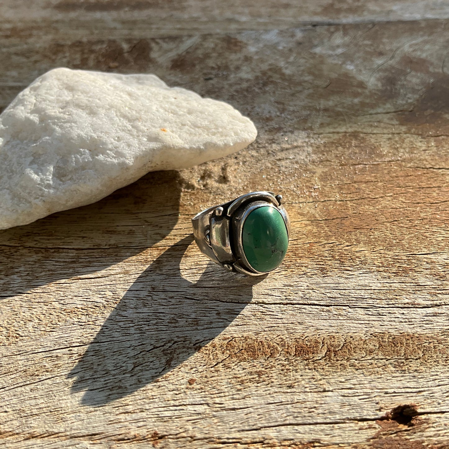 Tibetan Turquoise Ring - Pyāra Designs