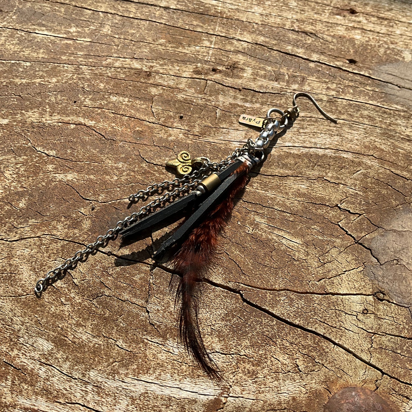 The Queen Leather Earring - Pyāra Designs