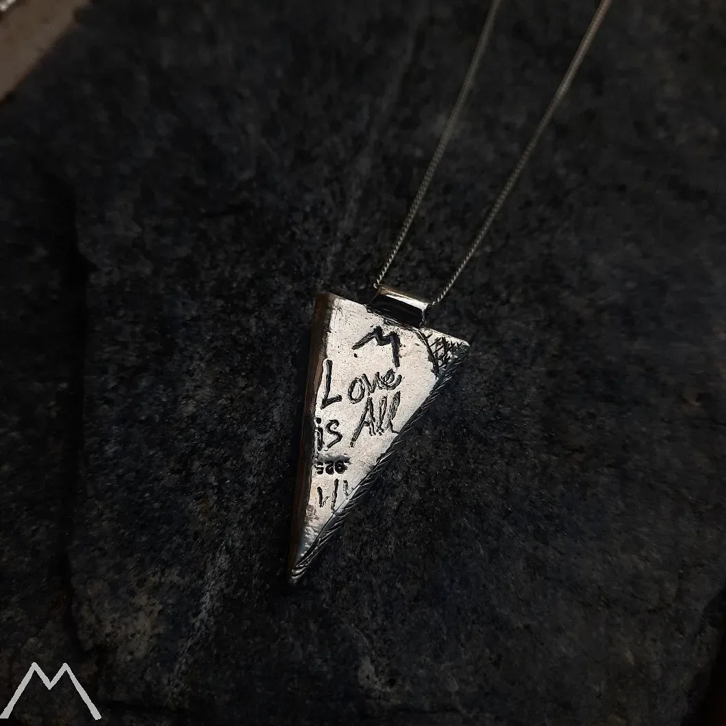 Love Is All Sterling Necklace - Pyāra Designs