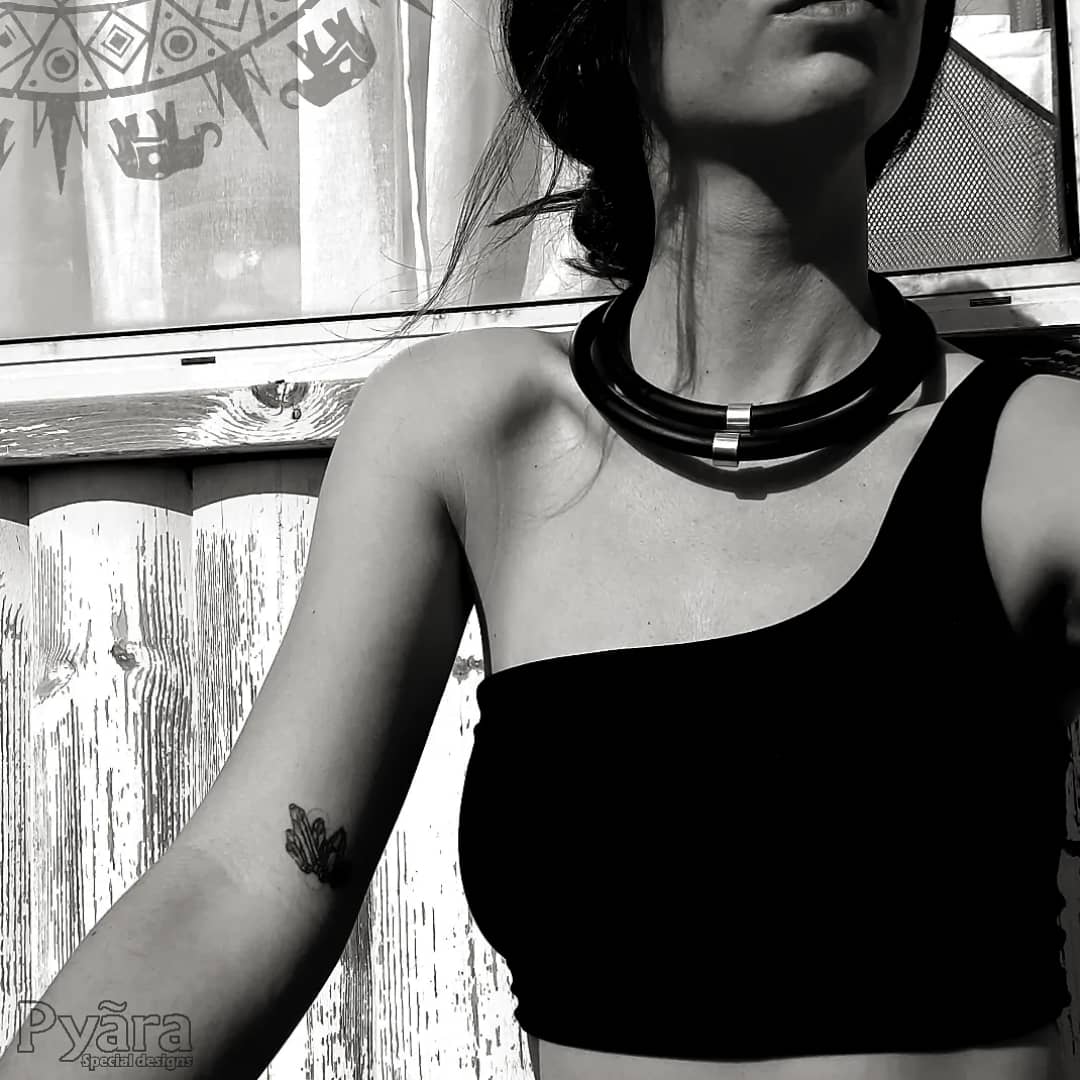 LIMITED EDITION Round Black Chain - Pyāra Designs