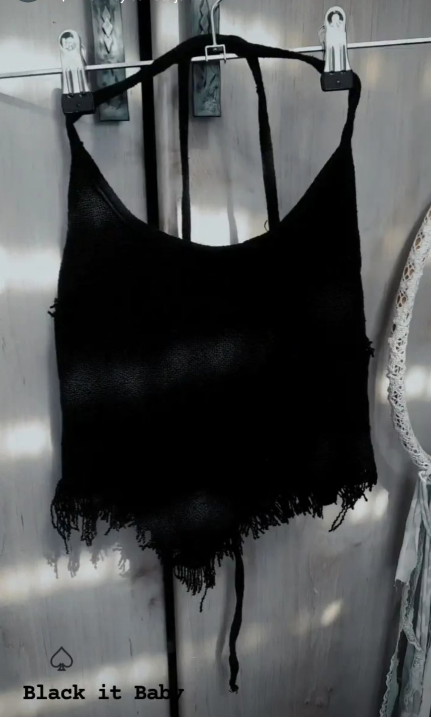 Aliya Top Black - Pyāra Designs