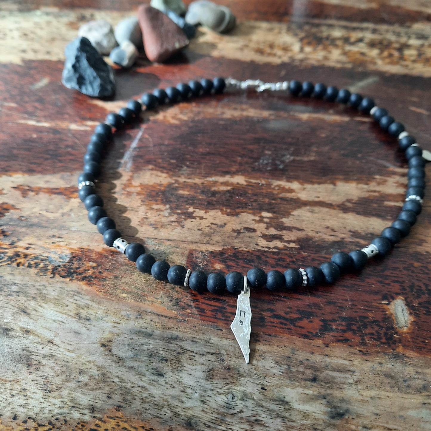 Israel Land Chai Sterling Necklace - Pyāra Designs