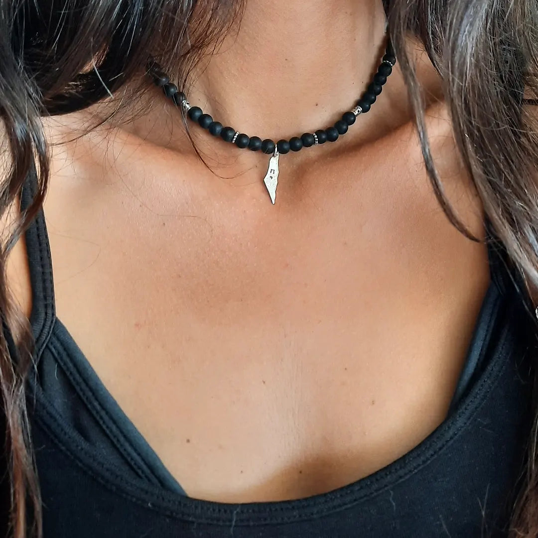 Israel Land Chai Sterling Necklace - Pyāra Designs
