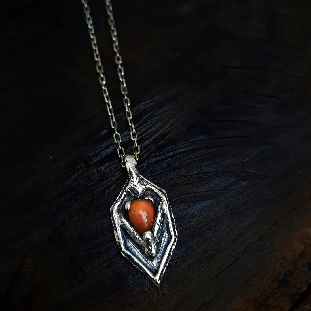1/1 Massive Warrior Neck Ethiopian Opal - Pyāra Designs