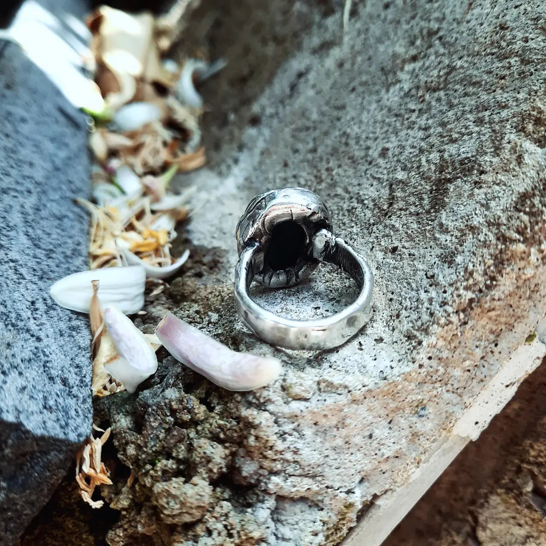 1/1 N.7 MALACHITE RING - Pyāra Designs