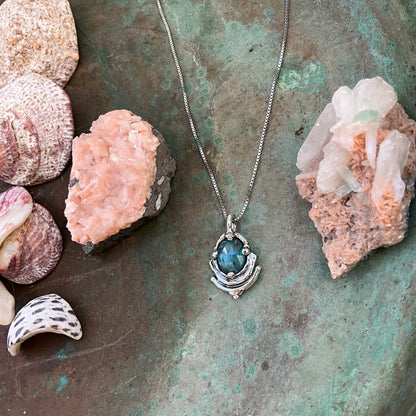 Aqua Kyanite Ariel Necklace 2
