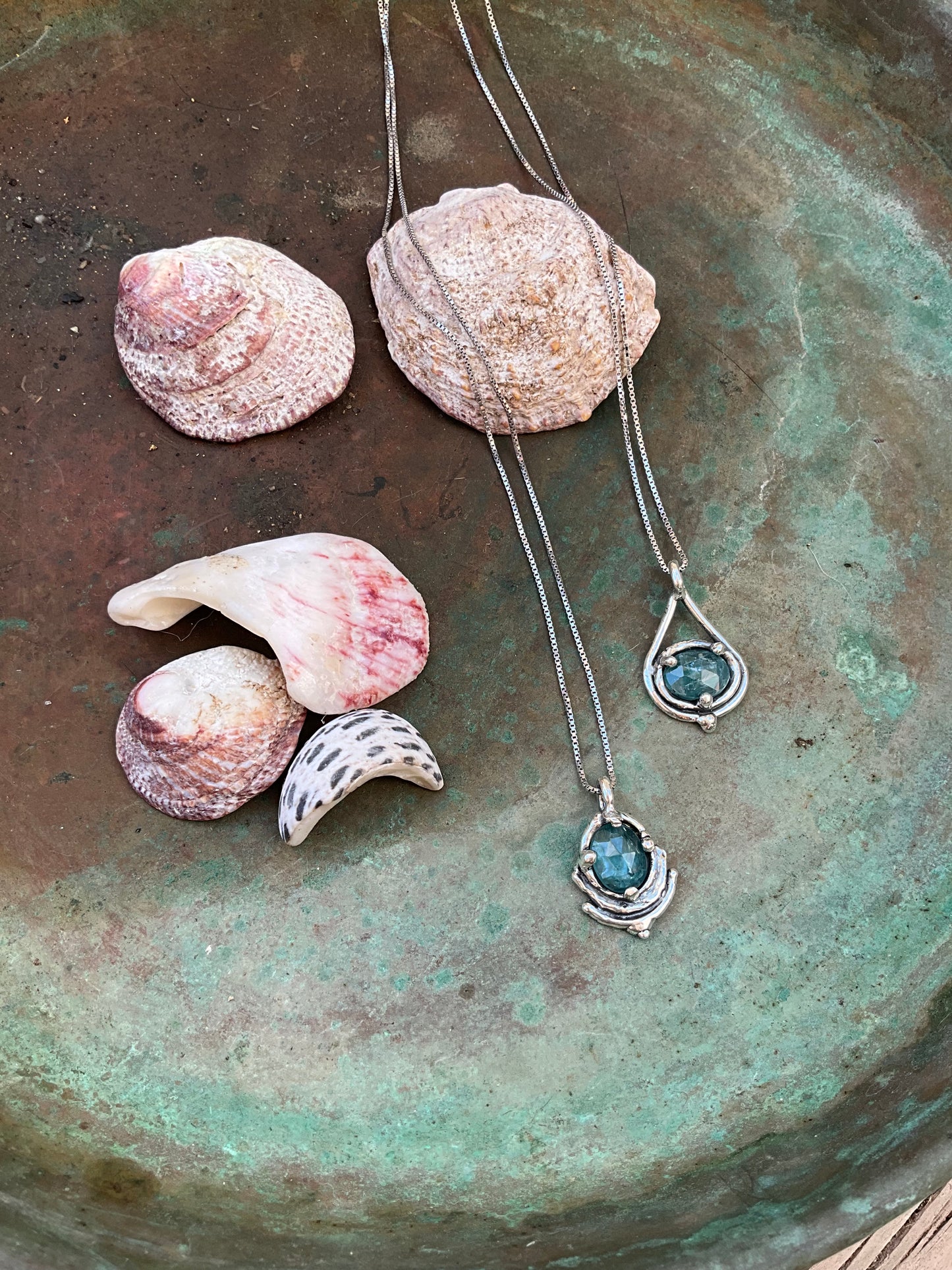 Aqua Kyanite Ariel Necklace 2
