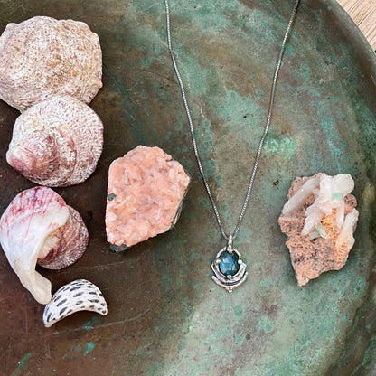 Aqua Kyanite Ariel Necklace 2