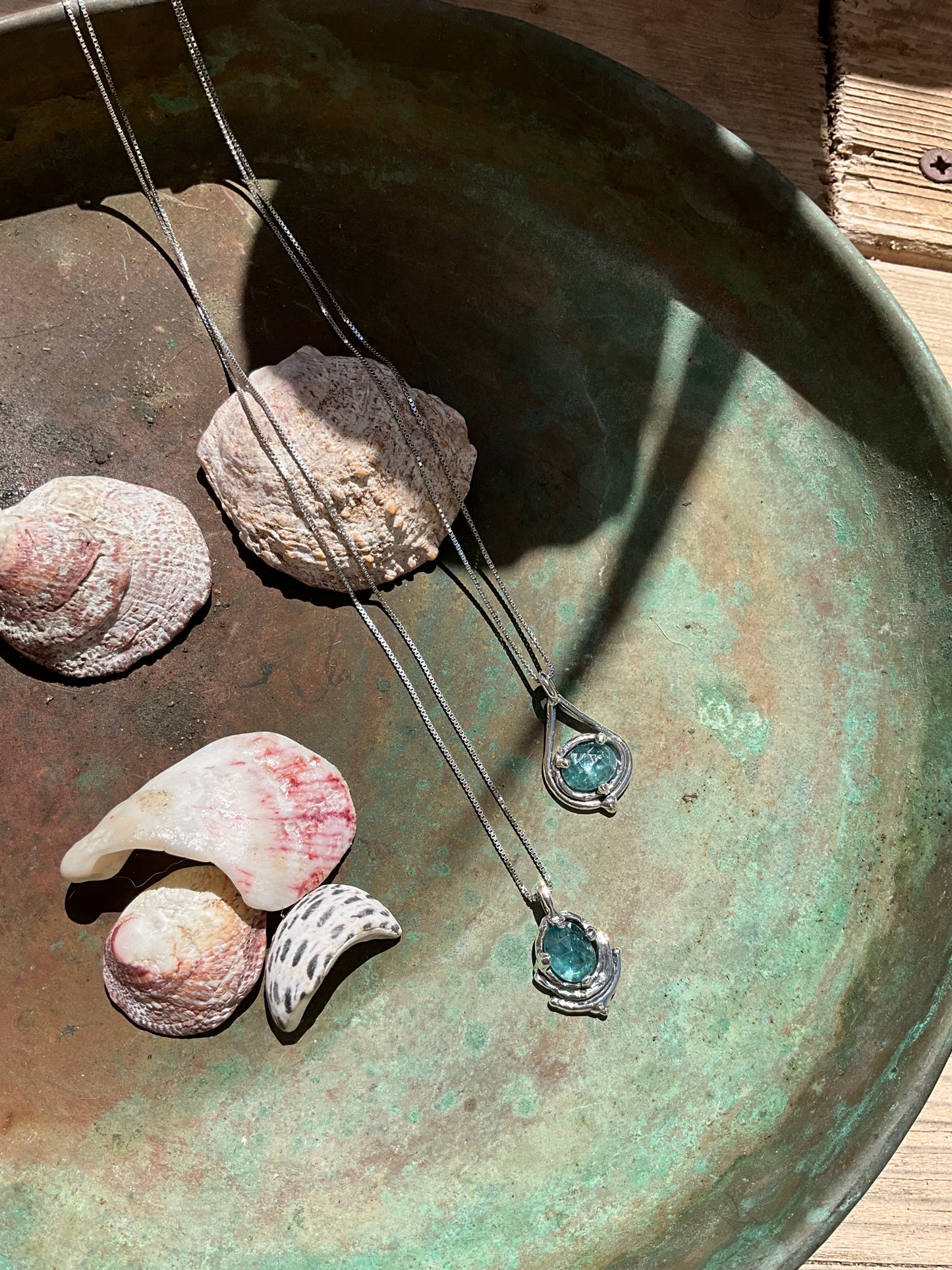 Aqua Kyanite Ariel Necklace 2