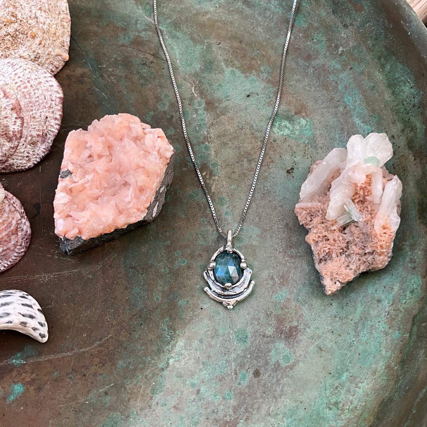 Aqua Kyanite Ariel Necklace 2