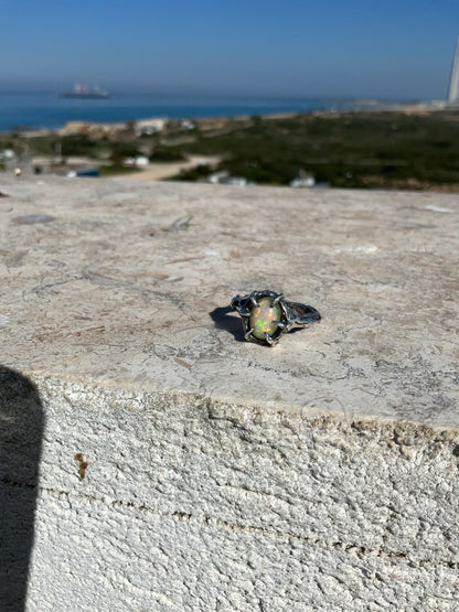 N.5 Ethiopian Opal Unique Ring