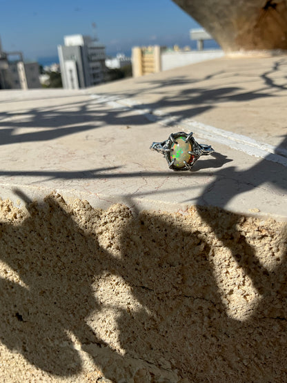 N.5 Ethiopian Opal Unique Ring