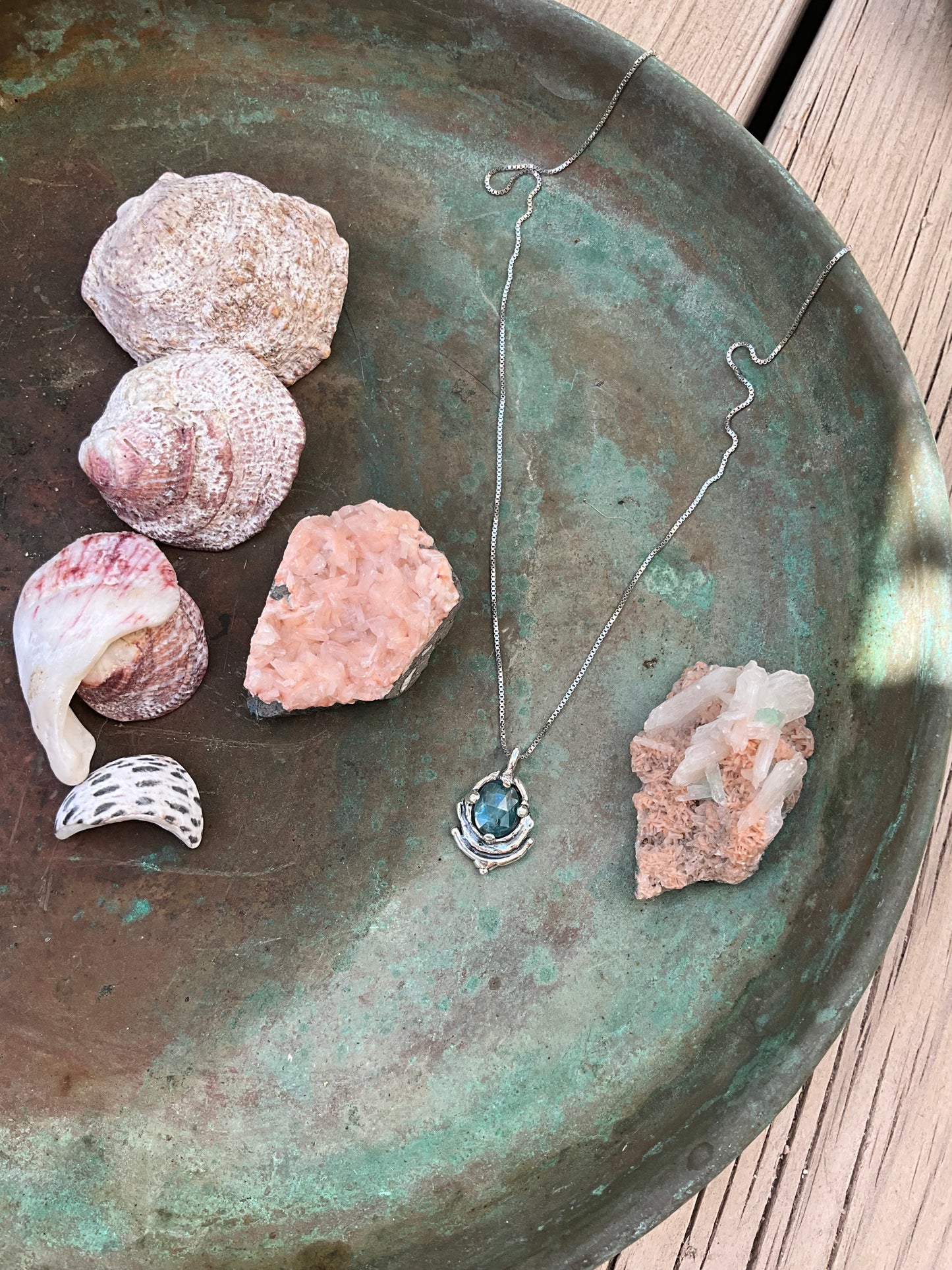Aqua Kyanite Ariel Necklace 2