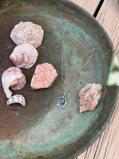 Aqua Kyanite Ariel Necklace 2