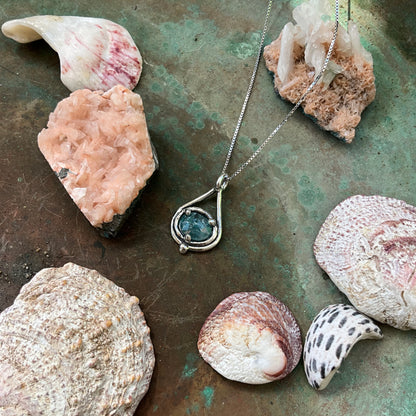 Aqua Kyanite Ariel Necklace 1