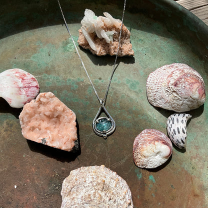 Aqua Kyanite Ariel Necklace 1