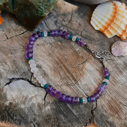 Jasmine Gemstone Bracelet - Pyāra Designs