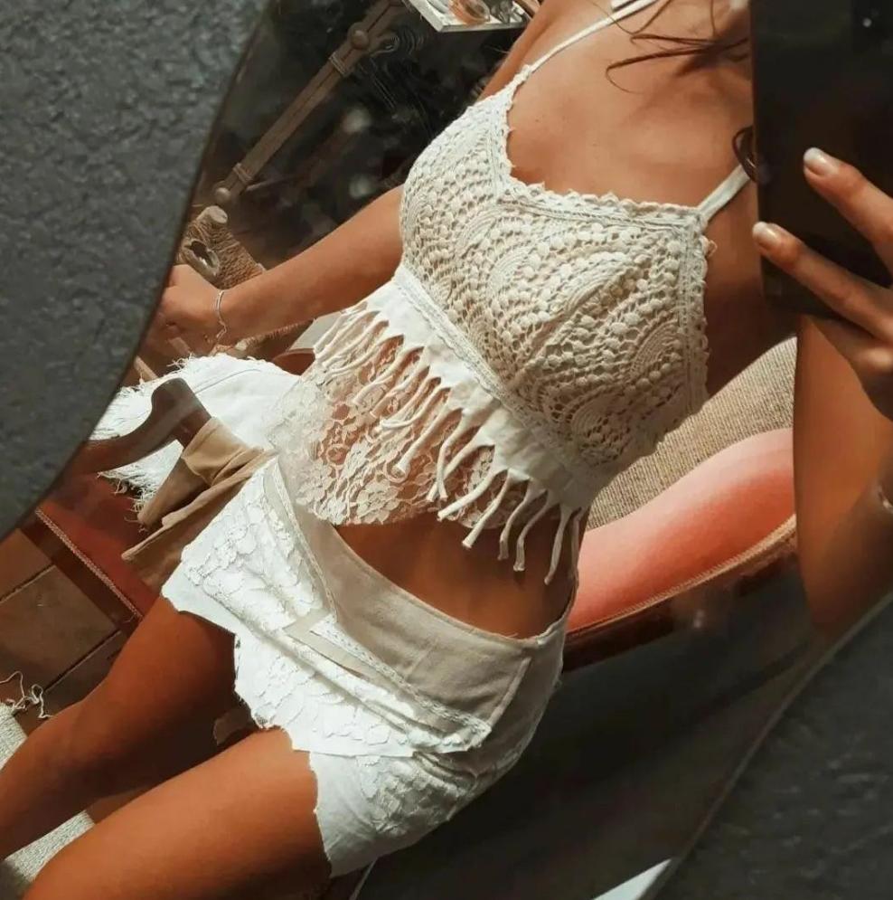Angel Lace white Top - Pyāra Designs