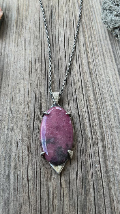 N.3 Rhodonite Pink Queen Necklace