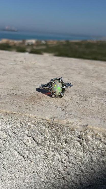 N.5 Ethiopian Opal Unique Ring