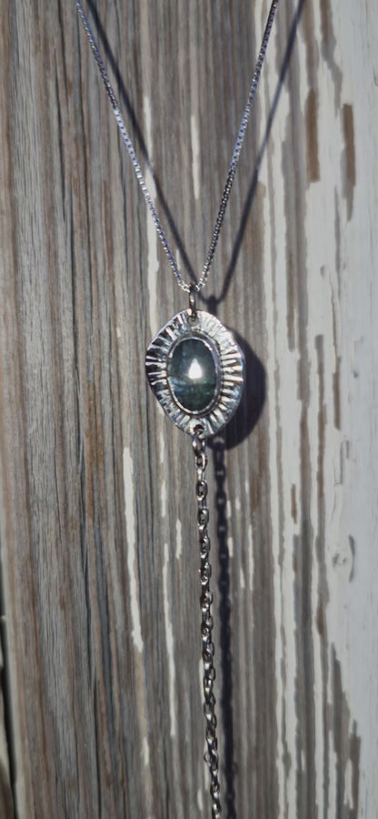 Mint Kyanite Aurora Necklace