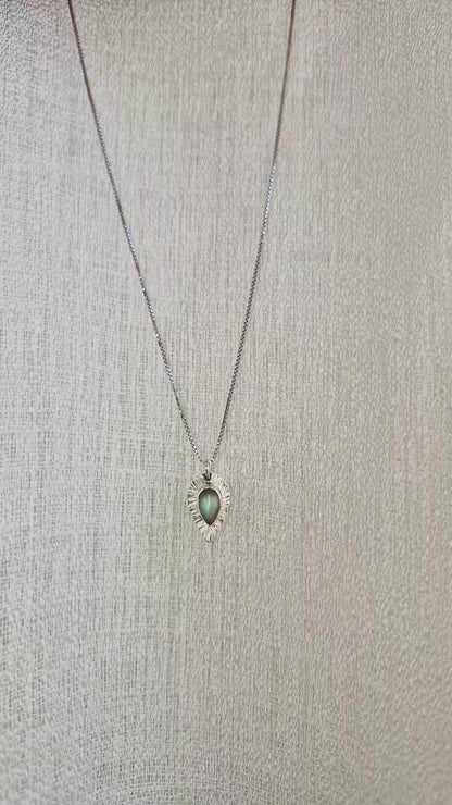 Tiny Labradorite Necklace