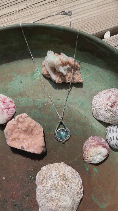 Aqua Kyanite Ariel Necklace 1