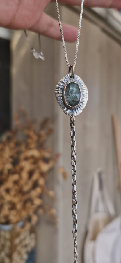 Mint Kyanite Aurora Necklace