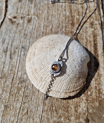 Orange Kyanite Necklace