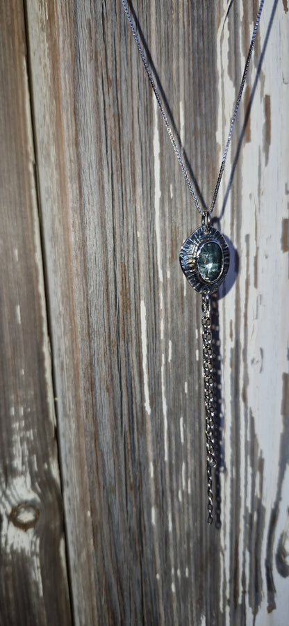 Mint Kyanite Aurora Necklace