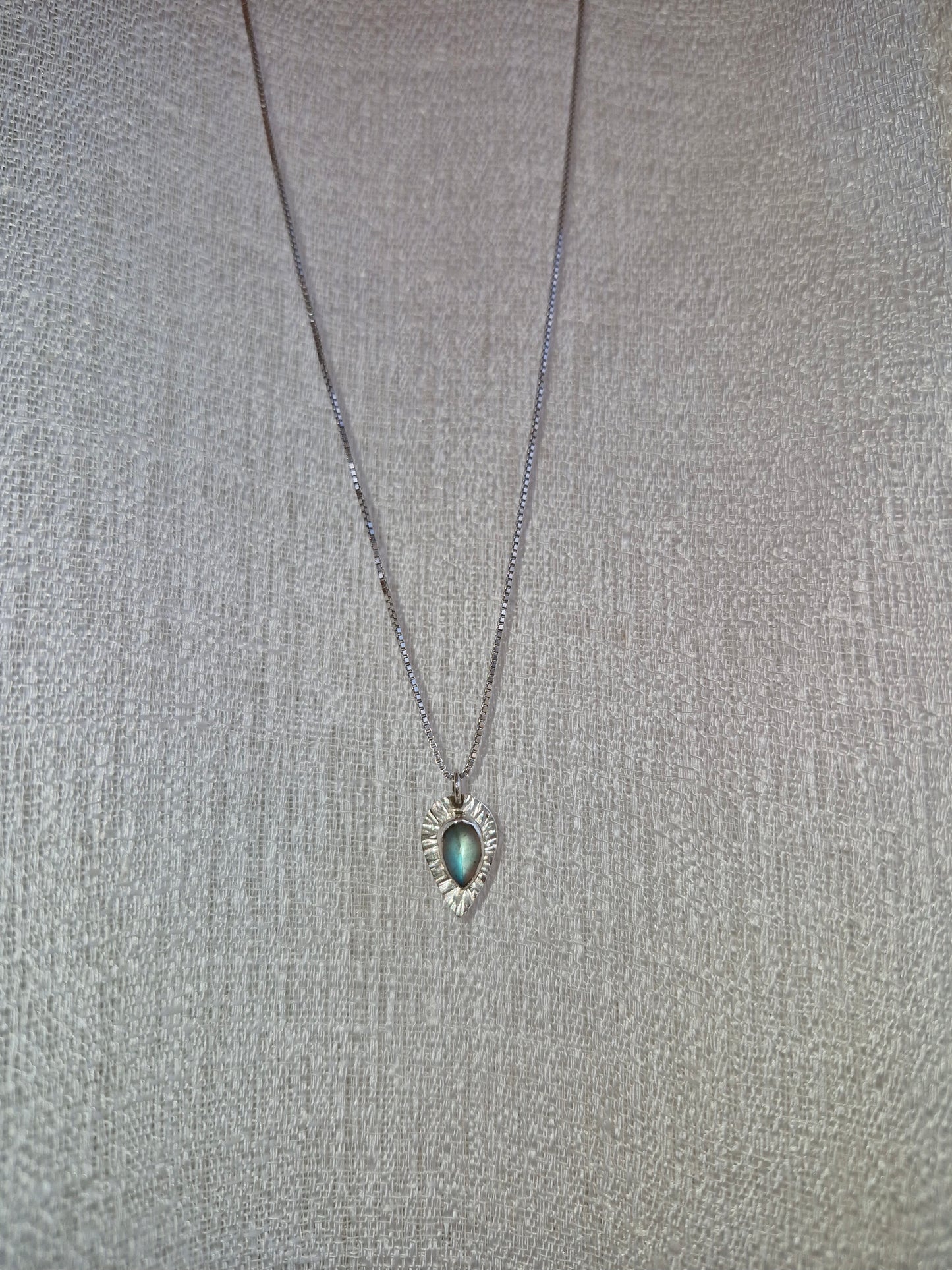 Tiny Labradorite Necklace