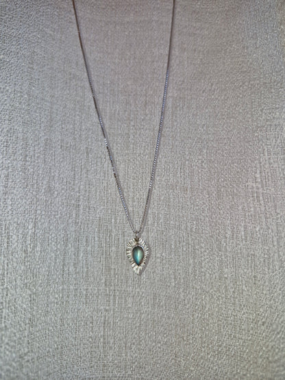 Tiny Labradorite Necklace