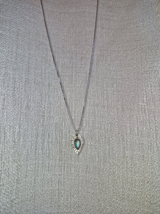 Tiny Labradorite Necklace