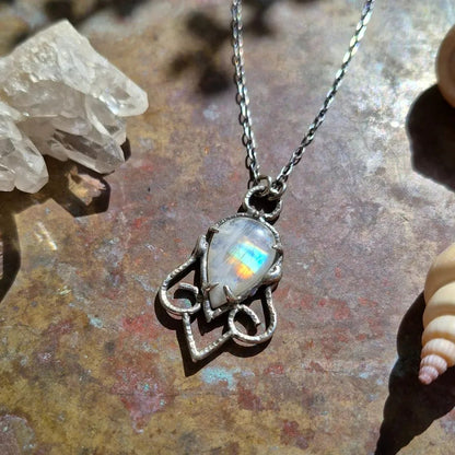 N.2 Moonstone Princess Teardrop - Pyāra Designs
