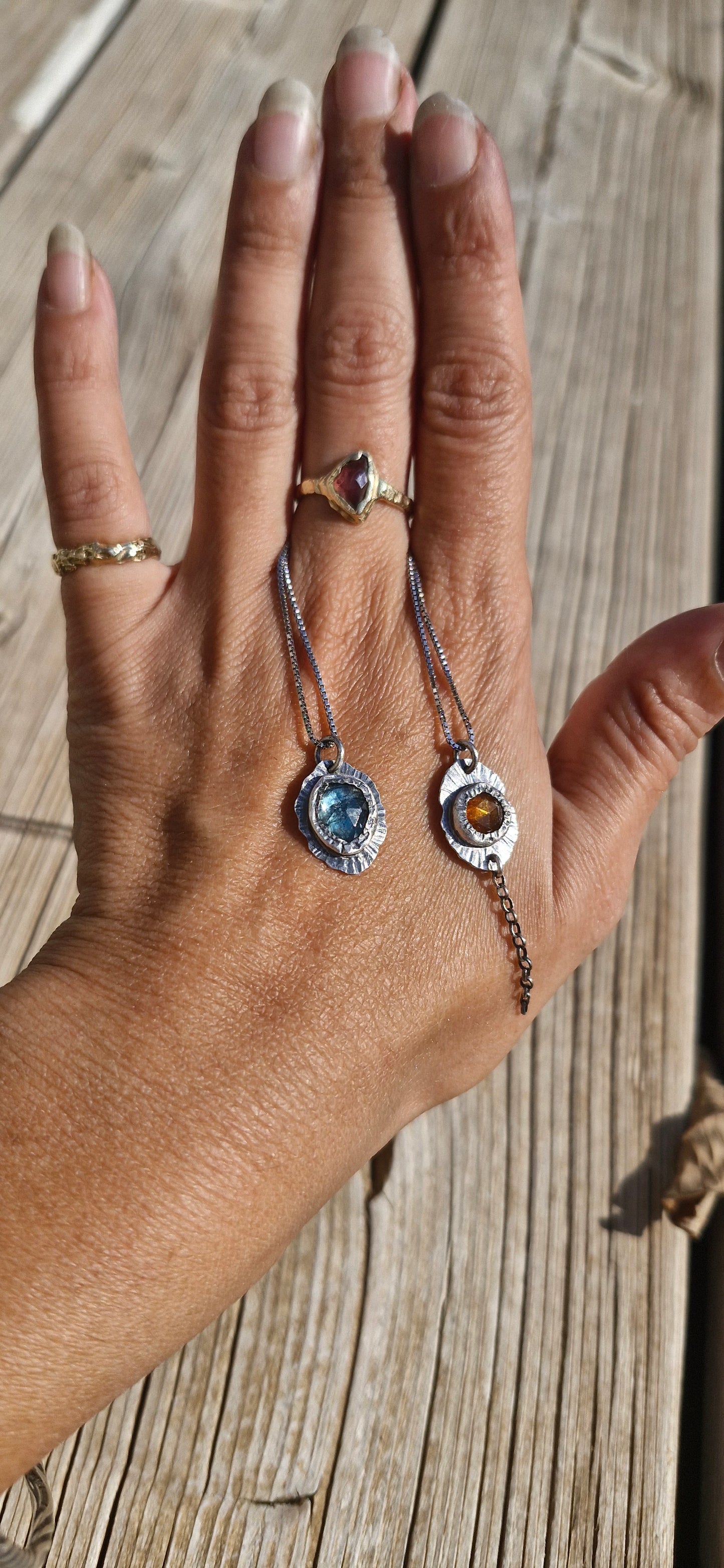 Orange Kyanite Necklace