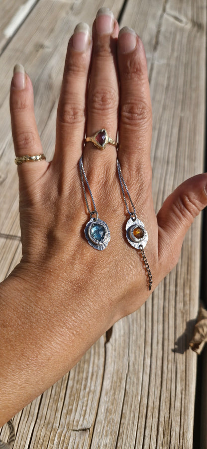 Orange Kyanite Necklace